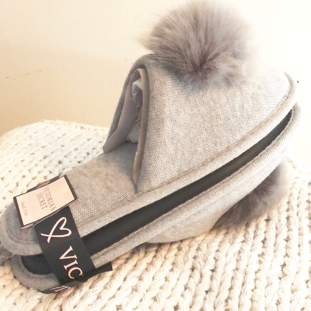 Victoria’s Secret gray slippers